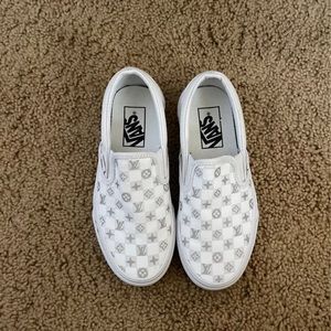 Reflective LV vans women’s size 5